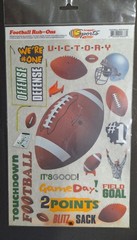 FOOTBALL Rub-Ons by Scrappin’ Sports & More-Victory, Touchdown, Field Goal, ++