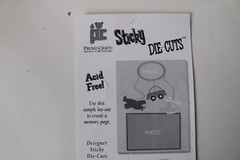 Provo Craft Sticky Designer Transportation DieCut Train Plane Car TruckScrapbook