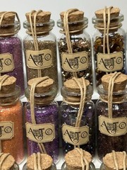 ART-C Momenta Mixed Media Wire Beads Glitter Fibers Leather 48 Vials 24 Spools