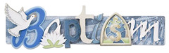 Karen Foster Design STACKED STATEMENT 3D Sticker – BAPTISM – 1 pc