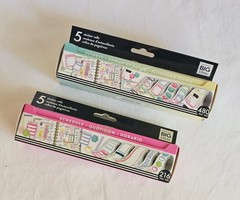 The Happy Planner Schedule 216pc & Fitness 480pc 5 Sticker Rolls Each