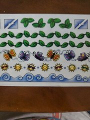 Provo Craft Borders & Corners Stickers by Fayette Skinner, SUMMER SENSATIONS