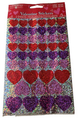 Forget Me Not Prismatic Valentine Heart Stickers American Greetings NIP VTG New