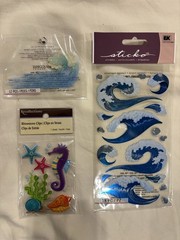 Scrapbook Stickers: Summer, Beach, Vacation, And One For Dogs!