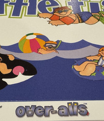 EK Success Scrapbook Title Over-all Little Fish Ocean Beach Nautical Summer NEW