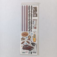 Creative Memories ’40s/’50s/’60s/’70s Decade Sticker Sets- 6 Sheets Each