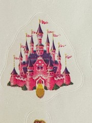 Beistle Stickers 6 Packs Princess Castle & Heart Locket 24 Sheets 2006 Sticker