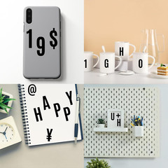 840 PCS 16 Sheets Letter Stickers 2 Inch Large Alphabet Sticker Vinyl Self Adhes
