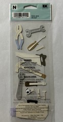 A Touch of Jolee’s Tool Box Dimensional Scrapbooking Stickers Handyman New