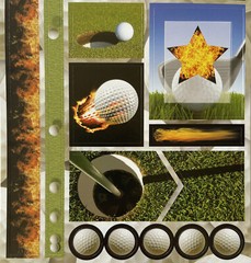 GOLF BALLS Cardstock Stickers (22pc)Scrappin’ Sports•Game•Par •Players•PGA Tours
