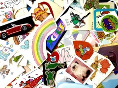 Vintage Sticker Club, Surprise Grab Bag Lot 70s 80s 90s
