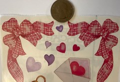 BE MINE Stickers(36pc)Frances Meyer•Valentine’s Day•Hearts •Bows•Card Making•