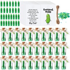 30 Sets Inspirational Employee Appreciation Gifts Bulk Mini Pickle Figure wit…