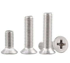 30Pcs #10-24 x 1-3/4 Flat Head Machine Screws, Phillips Cross Screw, Phillips…