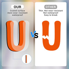 Kattykitty 1512 Letter Stickers, 12 Sheets 1 Inch Alphabet Sticker | Vinyl Lette