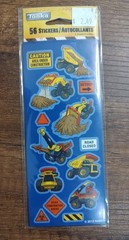 American Greeting Stickers Tonka 2012 Hasbro Trucks Signs Construction Sealed