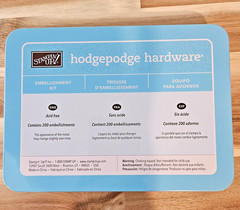 Stampin’ Up HODGEPODGE HARDWARE Styled Silver Metal Embellishment Kit – Retired