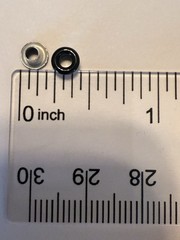 Stampin Up 193pc BLACK Mini Eyelets 1/8 inch 3mm Hole Embellishment 2002