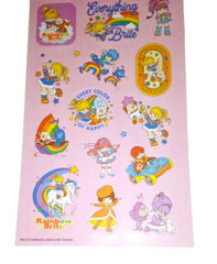 Rainbow Brite Sticker Sheet SandyLion Hallmark Scrapbooking
