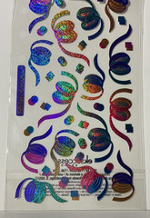 Sticko Metallic Foil Confetti Stickers EK Success 39ct 2010 SPMT17 NIP Scrapbook