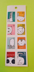 stamp shaped animal stickers sticker strip