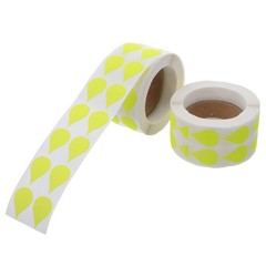 2 Rolls Writable Fluorescent Stickers Adhesive Labels For Kitchen