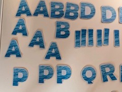 Alphabet Wave Letters And Punctuation