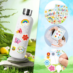 24 Sheets Spring Stickers for Kids, 840 PCS Spring Decorative Stickers Crafts Pa