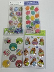 Easter Puffy Stickers 4 Packages