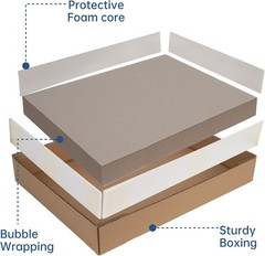 Heavy-Duty Chipboard Sheets 8.5 x 11 in – 80 PT (2mm) Thick – 20 Sheets of Ch…