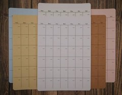 Large Undated Calendar Stickers for Planners and Journals 5″ x 7″