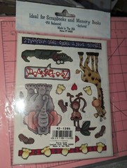 Vintage Provo Craft Designer Stickers Zoo Please Don’t Feed The Animals 2 Sheets