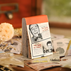 Vintage Advertising 50-Sheet Sticker Paper Book Scrapbook Washi Crafts Journal