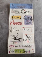 Deja Views Wonderful Words Self Adhesive Word Art It’s All About Love New #3
