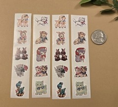 20 Cute Baby Animal Stickers/Easter Stickers/Spring Stickers/Spring Animal Label