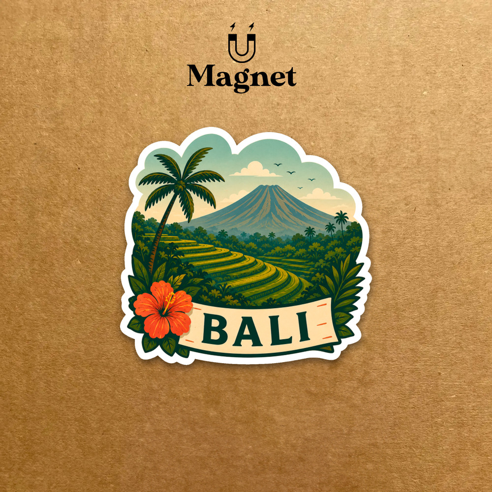 Bali Magnet | Travel Magnet | Fridge Magnet (BMTN26)