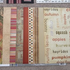 AUTUMN Themed Embellishments Kit