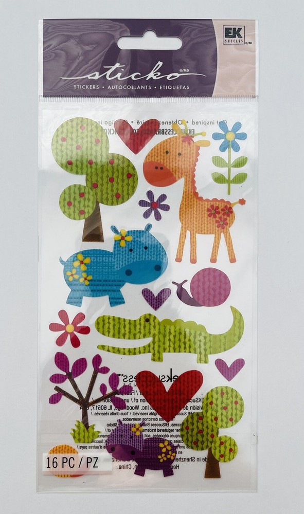 Sticko Patterned Safari Stickers