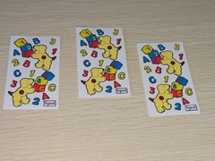 3 Modules Spot The Dog Stickopotamus Stickers, Vintage, HTF, Rare, Spot’s ABC’s