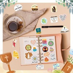 300PCS Inspirational Christian Stickers,Jesus Religious Stickers for Kids Adults