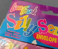Lisa Frank Silly Senders Envelope Stickers Outer Space Alien UFO Vintage SEALED