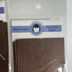 Lo Of lil Davis Designs Matchbook Album Slash Pockets & Button & String Pockets