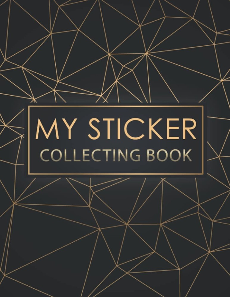 My Sticker Collecting Book Album: Blank sticker album for collecting…
