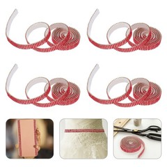 5 Pcs Sparkling Rhinestone Ribbon Adhesive Trim Strip Strips Glitter Belt