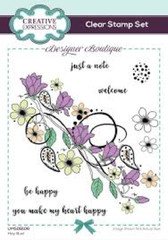 Creative Expressions – CLEAR ACRYLIC STAMP – HEY BUD