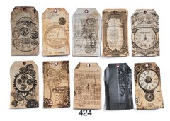 Vintage Steampunk Ephemera – Tags – 424