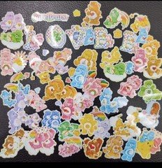 Care Bears Rare Vintage 100 Stickers American Greetings Scrapbooking Kids Diary