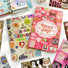 PRSTINCOL Vintage Sweetheart 2 in 1 Sticker Book Set, Includes Vintage and Sweet