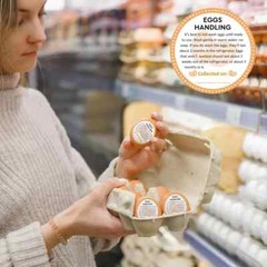 600 PCS Farm Fresh Eggs Carton Labels Egg Stickers 2 Inch 2 Inch,