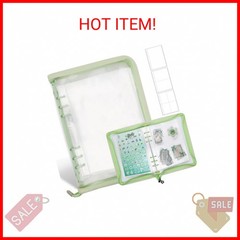 Ruatu Sticker Storage Organizer Binder A5 Sticker Book Collecting Album Reusable